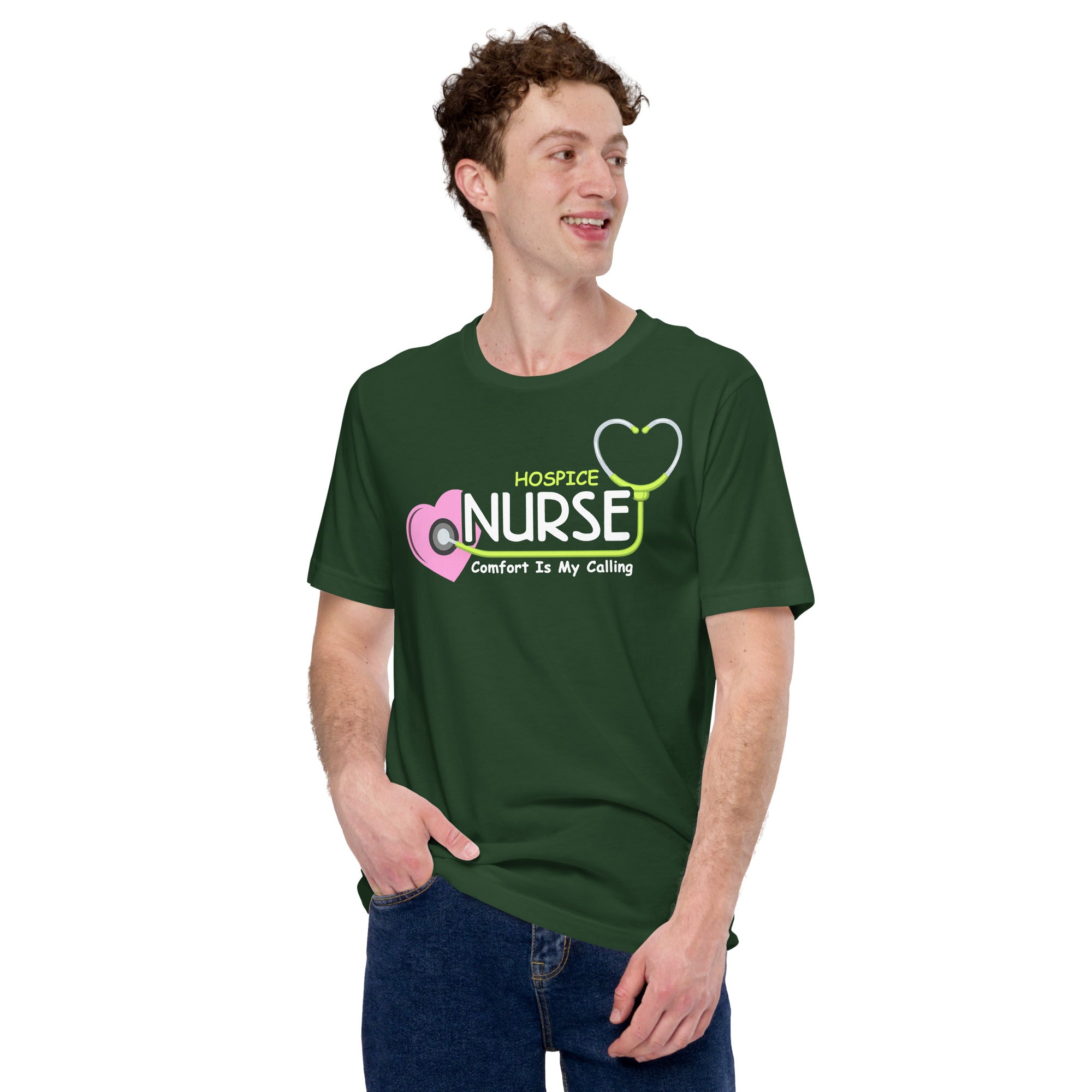 Hospice Nurse T-Shirt | Bringing Dignity  And Peace | Hospice Care Nurse Gift