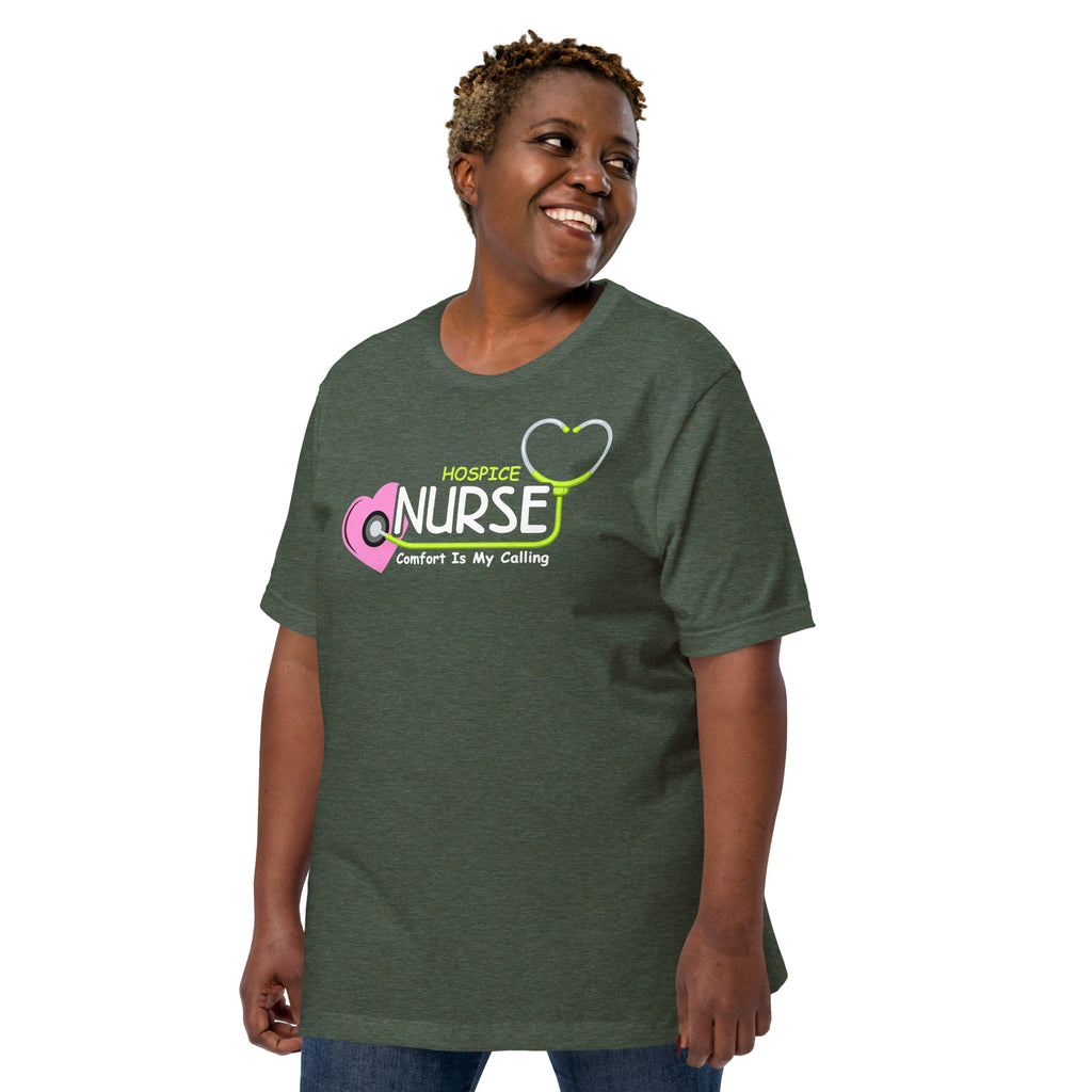 Hospice Nurse T-Shirt | Bringing Dignity  And Peace | Hospice Care Nurse Gift